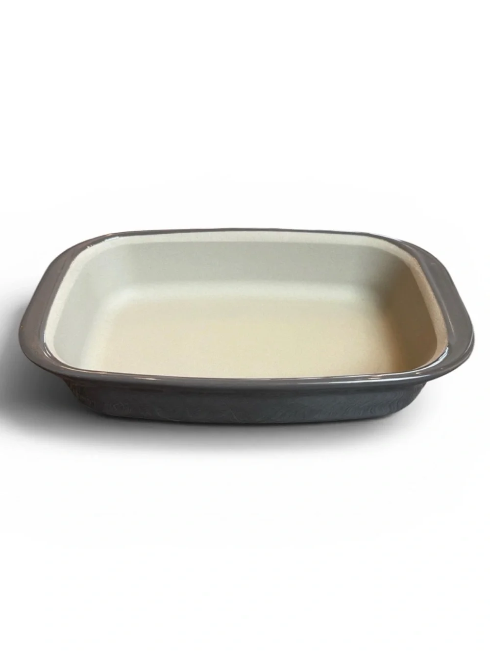 Pampered Chef Stoneware Gray Rectangle Baker 1421 Rectangle Small 6x9”